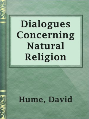 cover image of Dialogues Concerning Natural Religion